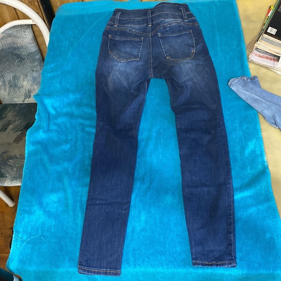 High rise push up skinny jeans capris - Picture 2 of 2